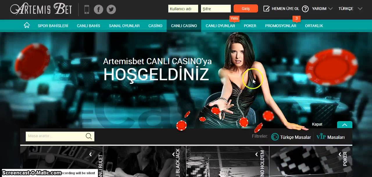 artemisbet Canlı Casino Oyunlarında Hile Var Mı